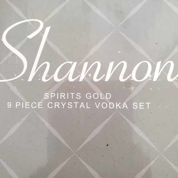 Shannon Eight shot glasses with decanter bottle and Ice bucket Set🆕NWT - Picture 5 of 7